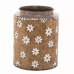 Foreside Home & Garden Brass Alden Vase Small